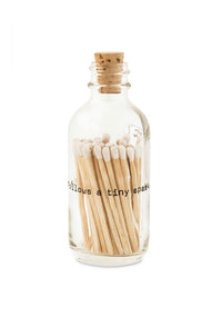Match Bottle - Apothecary "A mighty flame...", Small