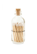 Apothecary Small Match Bottle-A mighty flame... | Table Terrain January tablescapes, men's table decorations, kitchen table arrangements