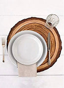 Log Paper Placemats | Table Terrain winter table centerpieces, simple candle centerpieces, inexpensive table centerpieces
