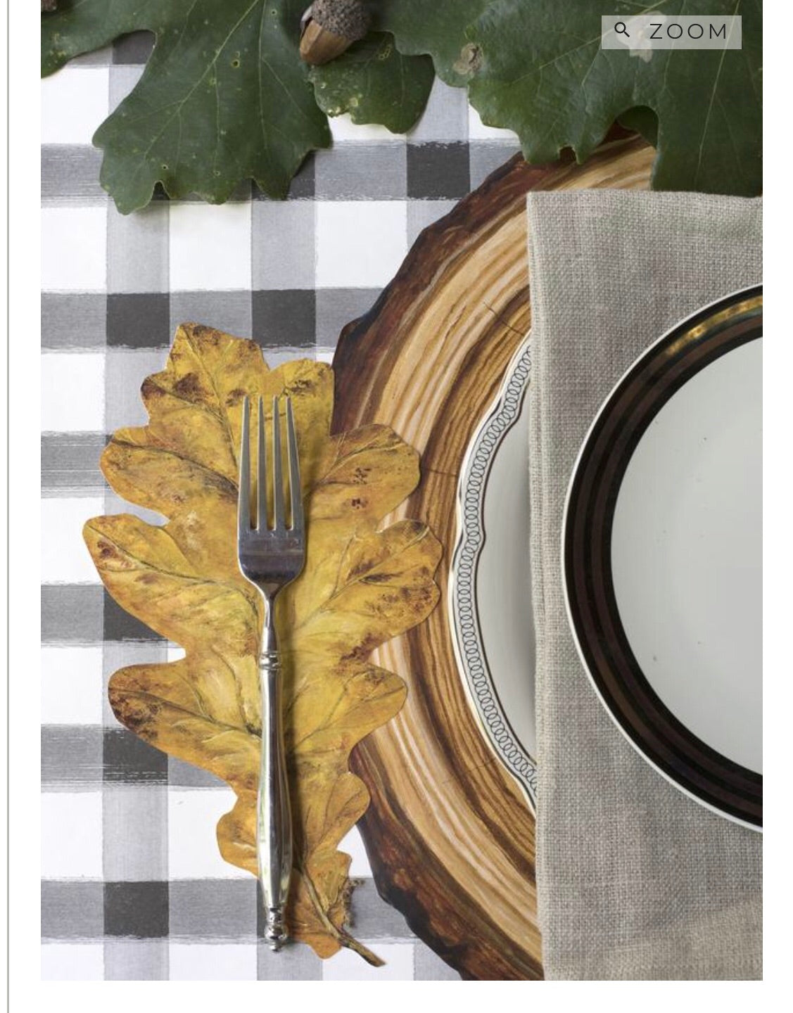 Place cards, Oak Leaf (Set of 12)
