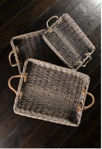 Serving Trays, Willow Rectangle, (Set of 3)