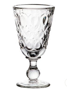 Goblets, Clear Glass (Set of 6)